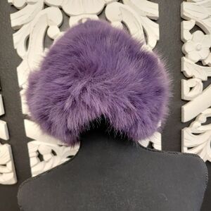 Purple Faux Fur Hat